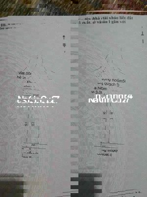 Bán đất mặt tiền đường nguyễn án bến xe đức long