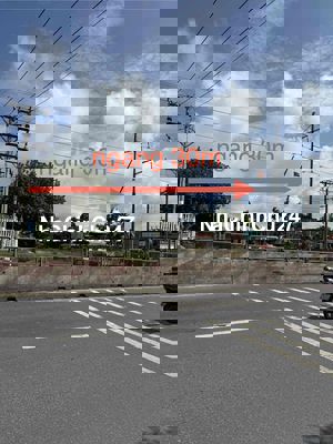 bán miếng đất mặt tiền ngay cầu vôi kế bên trường lái xe vuông vức