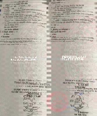 Chủ gửi bán lô đất thổ cư 190m2 ở xã Tân Phú Trung - Giá 2