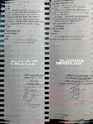 Bán lô đất thổ cư chính chủ không qua cò