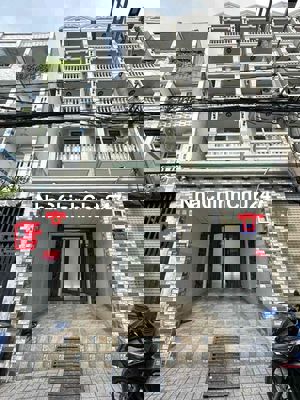 Nhà có thang máy 6pn lớn DTSD 360m2 hẻm thông chủ ngộp cần bán gấp