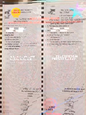 Chính chủ cần bán 2 lô liền kề sau lưng bến xe Đức Long, TP  Đà Nẵng.