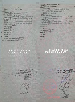 Bán đất mặt tiền. 270m2. Giá 460tr. Sổ đỏ chính chủ.