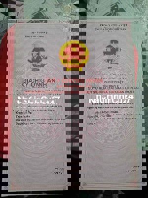 Cần ra gấp đất mặt tiền đã có sổ chính chủ