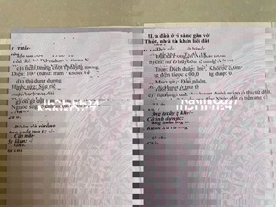 Bán đất chính chủ 100m2, 2 mặt tiền hẻm 5m Võ Thị Sáu, Nhơn Trạch