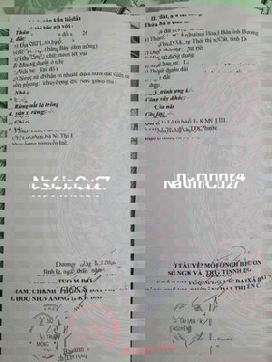 Đất nền chính chủ