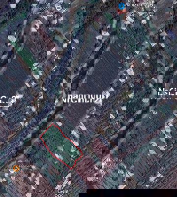 Chính chủ bán đất sổ đỏ 2 mặt tiền xe hơi gần Quốc lộ N2