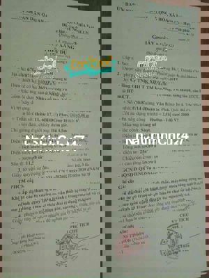 NHÀ CHÍNH CHỦ C4 Q4 - HẺM BA GÁC THÔNG - QUY HOẠCH ra MẶT TIỀN 14m - 6