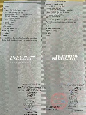 Chính chủ bán MT 51/2 QL1A | 200m2 | Ngang 7m | Giá chỉ 6ty6