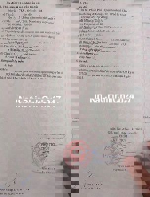 Đất 1/Hẻm 43 Vườn Lài,Hẻm Xe Hơi,Chính Chủ,Sổ Chính Chủ