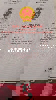 ĐẤT CHÍNH CHỦ CÁCH UB QUẬN 200m