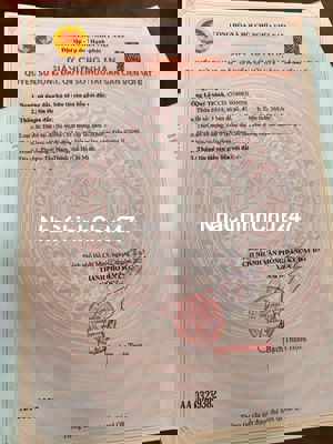 Đất chính chủ giá thật