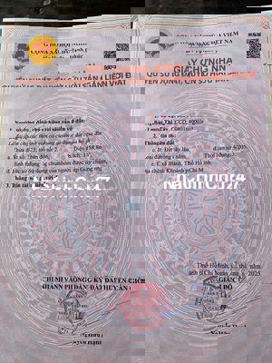 đất chính chủ cần bán