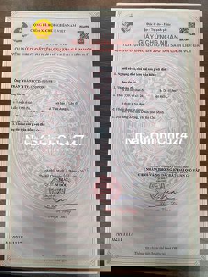 Chính chủ: Lô góc hẻm thông 5m, sát chợ Xóm Mới