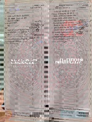 Cần bán đất thổ cư chính chủ diện tích 54m vuông