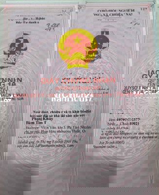 NHÀ CHÍNH CHỦ CẦN BÁN