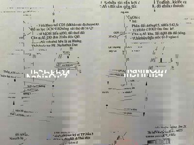 Đất Chính Chủ Mặt tiền DX015 Phú Mỹ cách HVL 50m