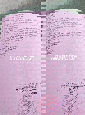 Đất chính chủ có thổ cư ngang 10m2 KDC đông đúc thích hợp xây nhà