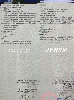 Chinh chủ ban đất Tân Thạnh Đông, Củ Chi, DT 10x39m,