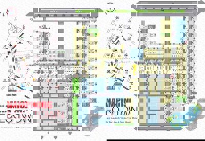 Chủ ngộp cần bán lô đất Eco Town Thị Trấn Cần Đước 105m2 giá 620Tr