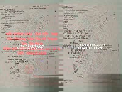 ĐẤT CHÍNH CHỦ -GIÁ TỐT -Mặt Tiền Đường Trần Phú Xã Thạnh Tân, Tây Ninh