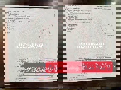 Chính chủ bán đất lô góc 2 mặt tiền đường 5,5m Nhân Hòa 3 - Hòa Xuân