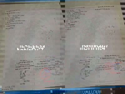 Chính Chủ Cần Bán Nền Thổ Cư Ngay Chợ Hưng Long