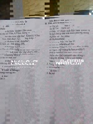 CHÍNH CHỦ CẦN BÁN GẤP