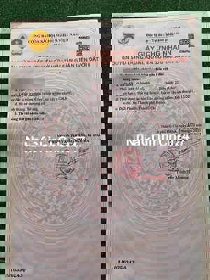 chính chủ cần bán lô đất đường nhựa 5x45(100m thổ cư) giá rẻ