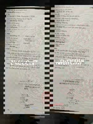 Nhà chính chủ Thống nhất p16 dt 6x4m 1 lầu có hh mg giới thiệu