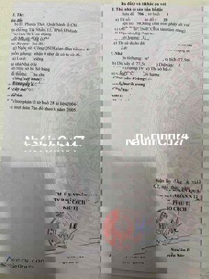 NHÀ CHÍNH CHỦ CẦN BÁN