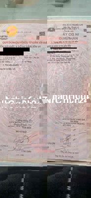 ĐẤT CHÍNH CHỦ CẦN BÁN