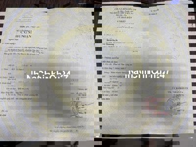 Chính chủ cần bán đất mặt tiền bên hông bệnh Viện Phổi, Tân An long an