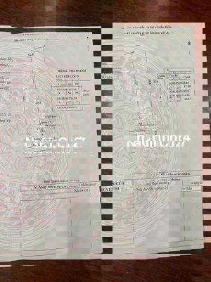 Chính chủ Đất MT Nguyễn Thị Nhu