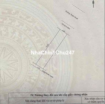 Chính Chủ Bán lô Đoàn Khuê trục thông Khu Nam Việt Á