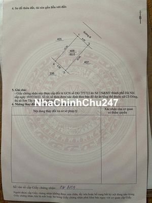 60M CHÍNH CHỦ TÔI CẦN BÁN ĐẤT CỔ ĐÔNG - SƠN TÂY  CÁCH QL21 200M