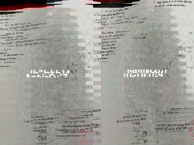 Chính chủ Bán đất rẻ đầu tư tại ấp 4 xã Bình Thành, Đức Huệ, Long An