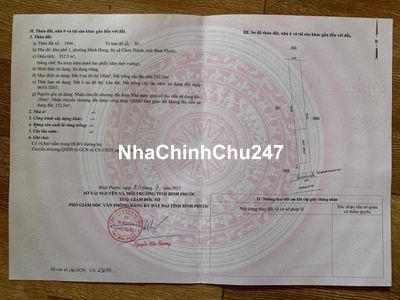 Cần bán lô đất chính chủ