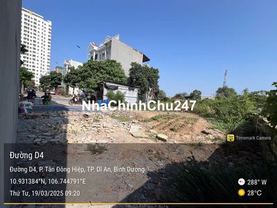 CHÍNH CHỦ BÁN ĐẤT NỀN - KDC PHÚC ĐẠT, TP. DĨ AN, TỈNH BÌNH DƯƠNG