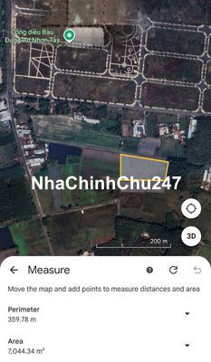 Chính chủ cần bán đất tại An Nhơn Tây, Củ Chi, HCM; DT 6822m2.