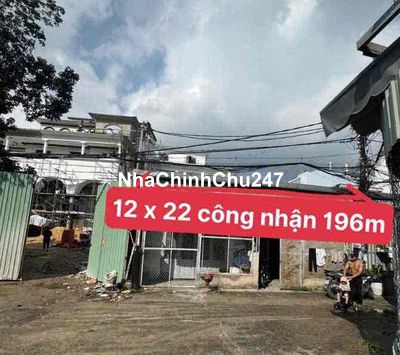 Chủ Bán Gấp - Xưởng Lê Văn Khương 12 x 22 - Hẻm 7m Thông - 9 Tỷ 888