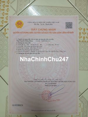 Chính chủ cần bán lô đất  đường 30/4, Phước thắng