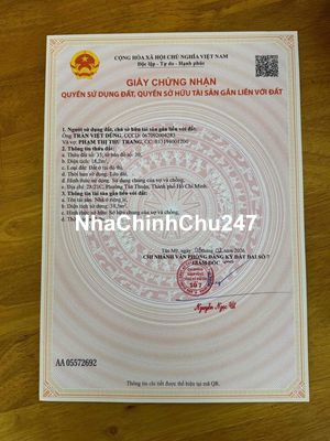 Mình chính chủ cần bán căn nhà hẻm 502/28 phú thuận
