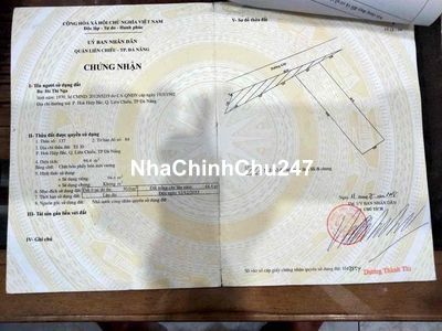 Đất 94m ngay sát chân cầu Nam Ô sổ chính chủ