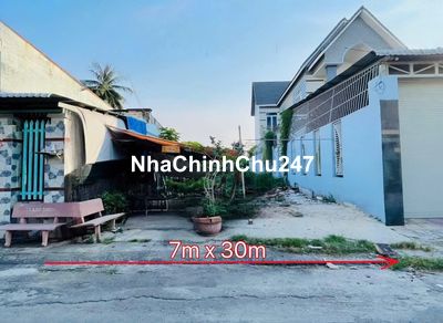 Chính Chủ Cần Bán Gấp Lô Đất 203m2 ngay mặt tiền đường VÕ THỊ ĐÒN