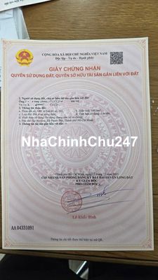 CHÍNH CHỦ GỬI BÁN GẤP LÔ ĐẤT NGAY BIỂN LỘC AN CHỈ 1tỷ610