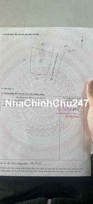 ĐẤT CHÍNH CHỦ CẦN BÁN