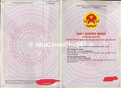 CHÍNH CHỦ BÁN NHÀ LIỀN KỀ HUD VÂN CANH – DÒNG TIỀN ỔN ĐỊNH – MUA LÀ CÓ