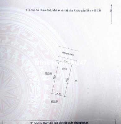 Chủ kẹt cần bán lô đất 242m2 full thổ dự án Amira Chơn Thành