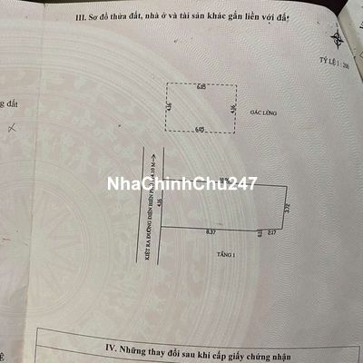 CHÍNH CHỦ NHÀ KIỆT ĐIỆN BIÊN PHỦ ĐỐI DIỆN AEON MALL, CÔNG VIÊN